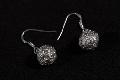 Boucles d\'oreilles boules en filigrane