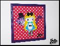 cadre 30 x30 alice et le Cheshire cat