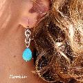 Ilookia : Boucles d'oreilles Forget me not