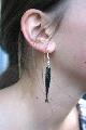 Boucles d\'Oreilles Les Petits Pois Sont... Noirs