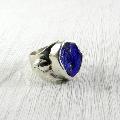 Bague lapis brut