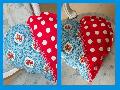 coussin coeur vintage