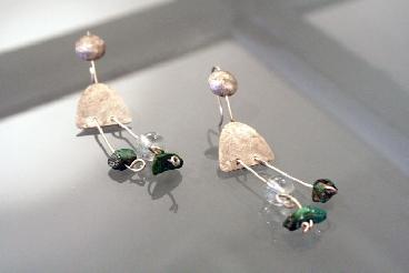 perles turquoizes - verre