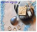 collier argent 999 labradorite
