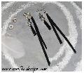 boucles d oreilles onyx