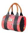 Sac forme bowmling corail et noir