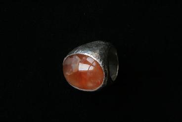 Bague argent et pierre