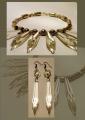Collier cristal et perle d\'argent 925
