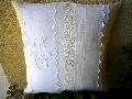 Coussin en lin ancien
