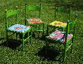 4 chaises de jardin