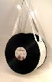 Sac vinyle 33 tours blanc