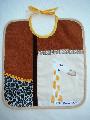 bavoir pour enfant  motif  \"girafe\"