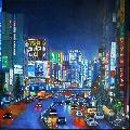 Sev : Huile sur toile 100x100