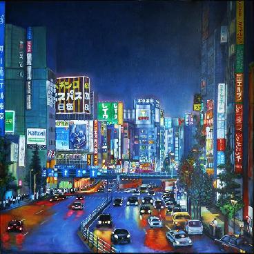 Huile sur toile 100x100