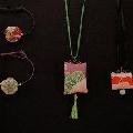 pannel de bijoux avec tissus japonais